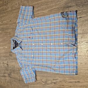 Quicksilver Boys Medium 12-14 Button Up
